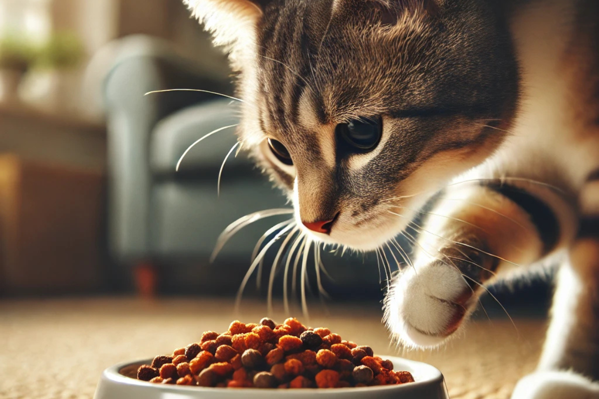 Alimentos que estimulam o paladar do gato.