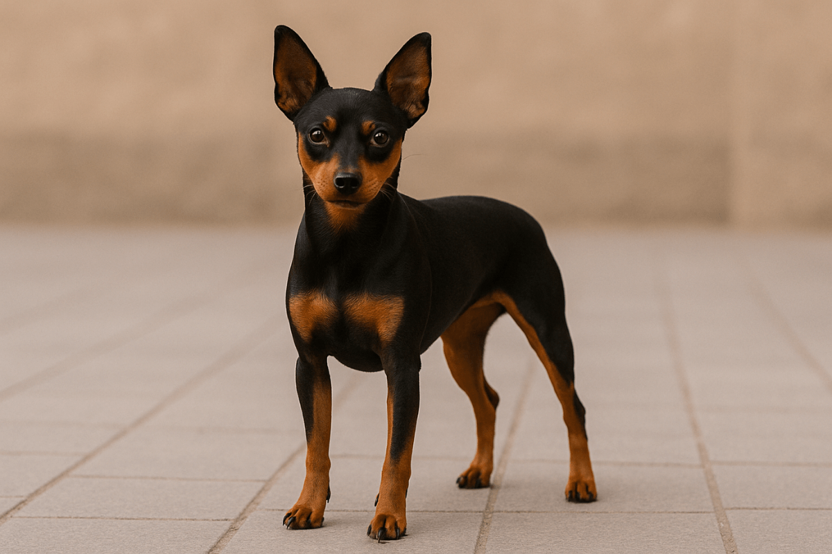 Pinscher Miniatura: Pequeno somente no tamanho.