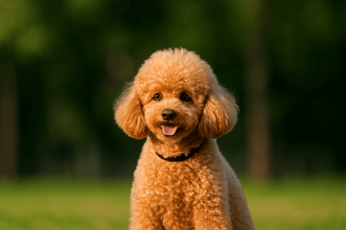 Poodle: Inteligência e charme em forma de cão.