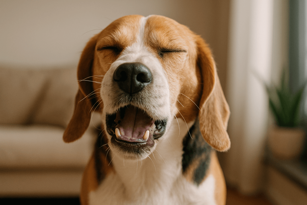 Espirro reverso em cães: O que é e como lidar.