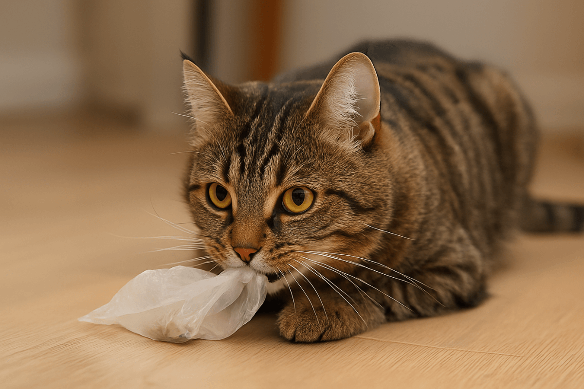 Gato Mastigando