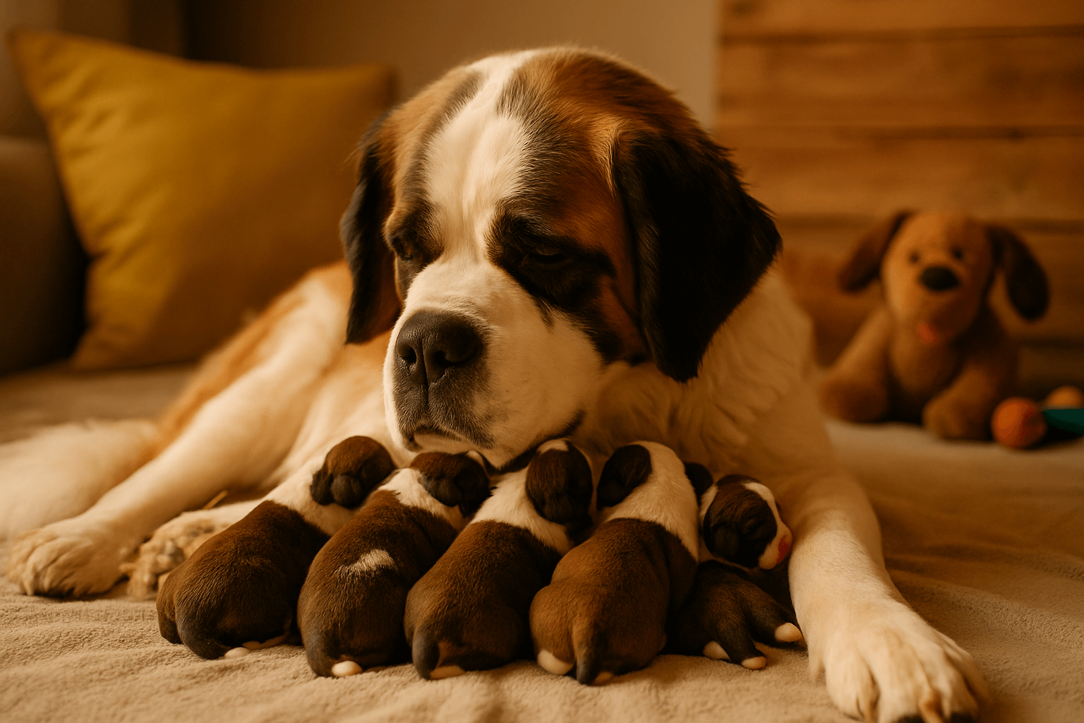 Minha Cachorra deu cria, o que fazer?