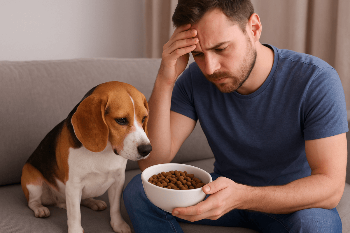 A influência do humor do tutor na alimentação do pet.