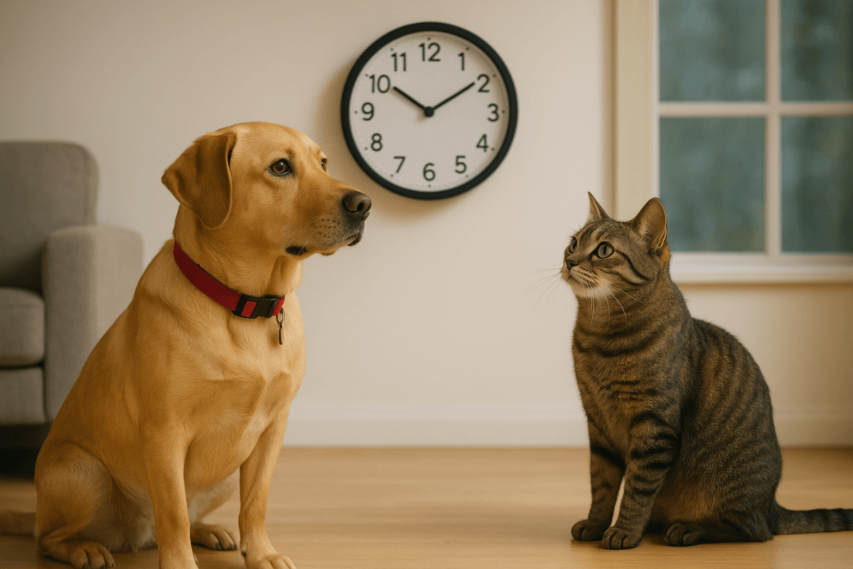 Pets sentem a passagem do tempo? O que a ciência descobriu.