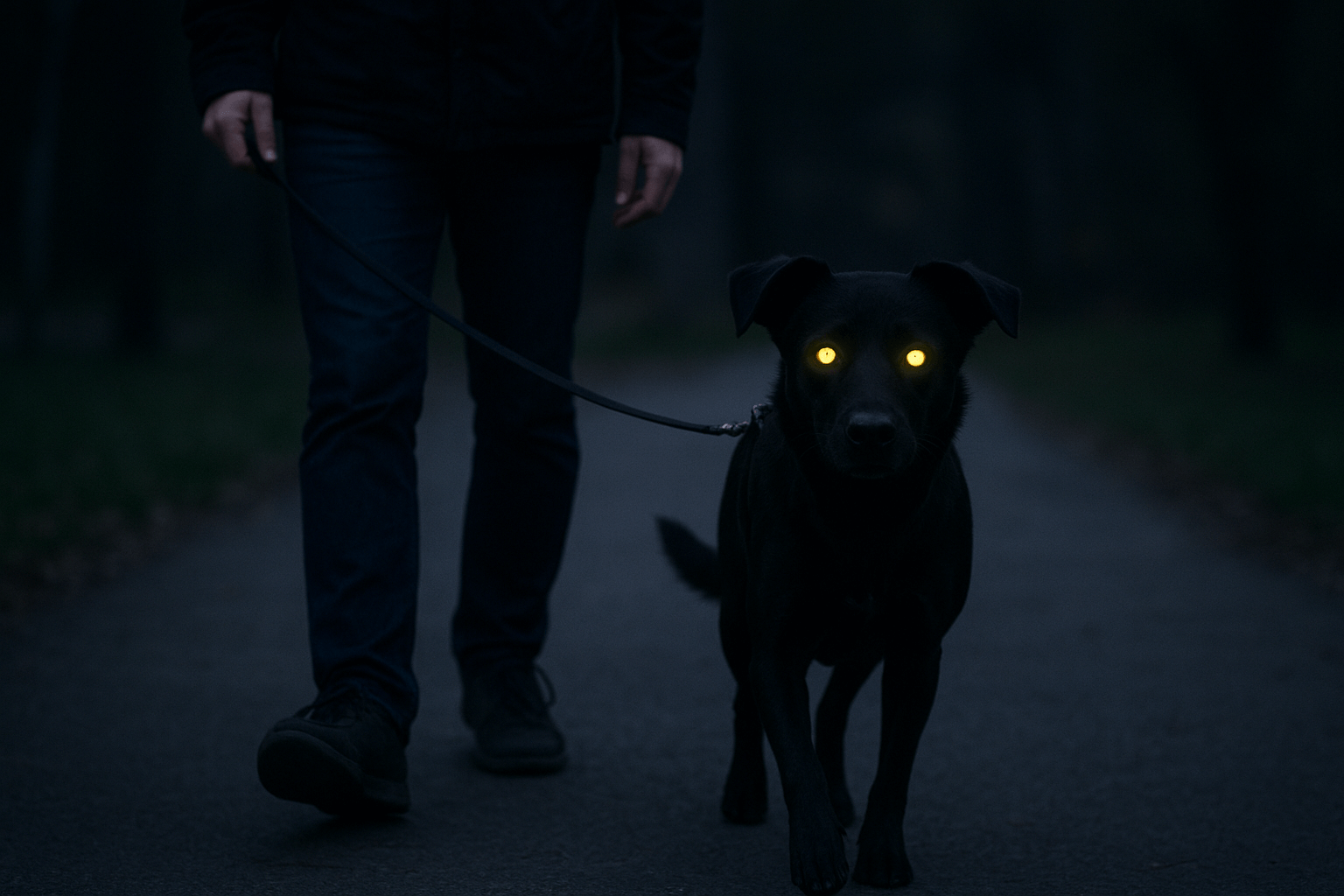 Visão noturna: Como os pets enxergam o mundo no escuro.