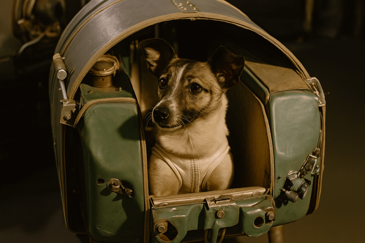 Laika: A cadela que desbravou o espaço e marcou a história.