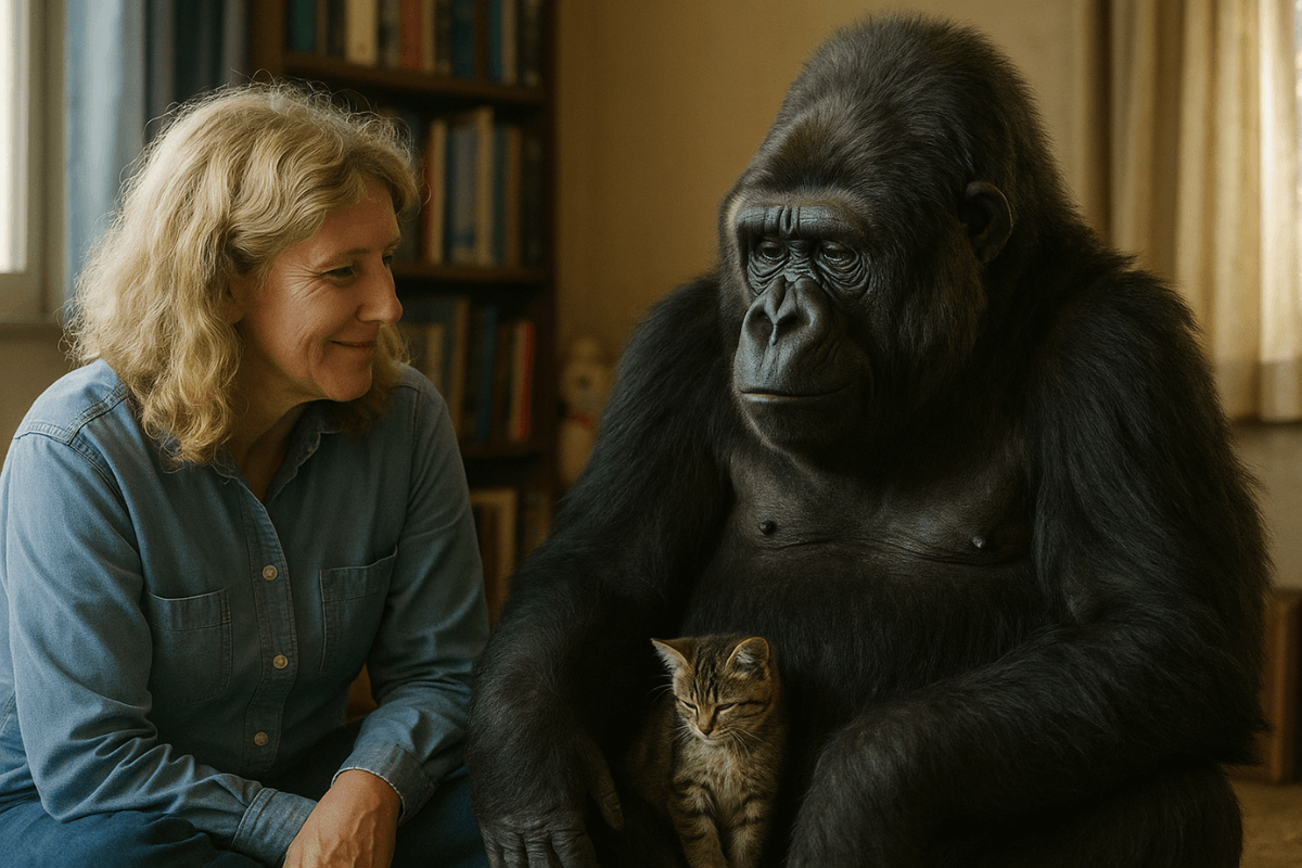 Koko, o Gorila que falava com sinais: A história real da comunicação que comoveu o mundo