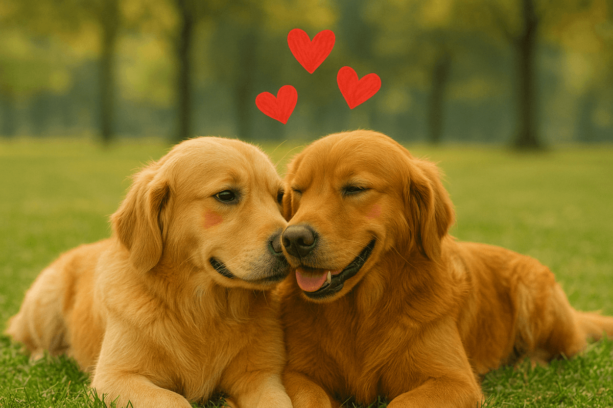 Cachorros podem se apaixonar