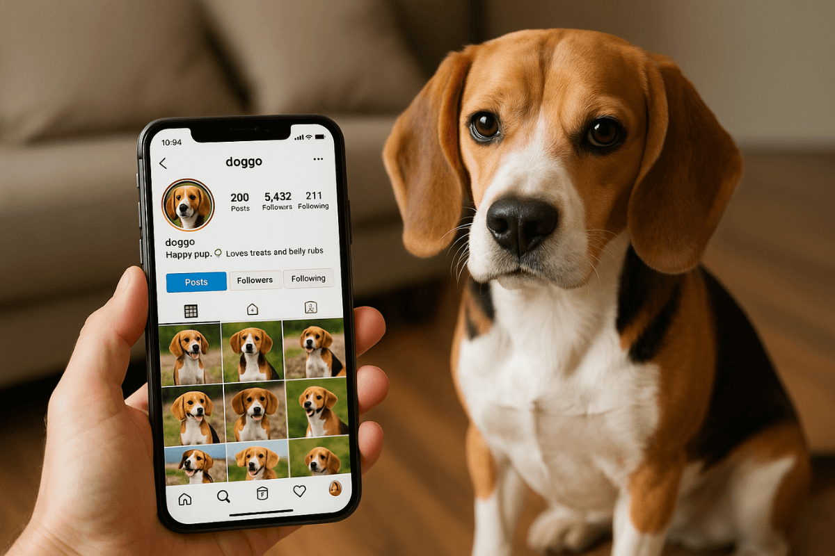 Instagram do seu pet