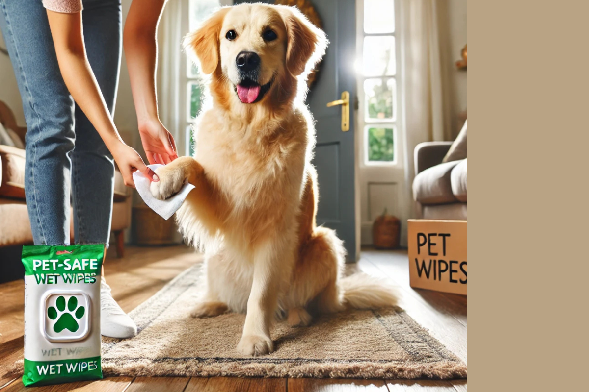 Lenços umedecidos para pets