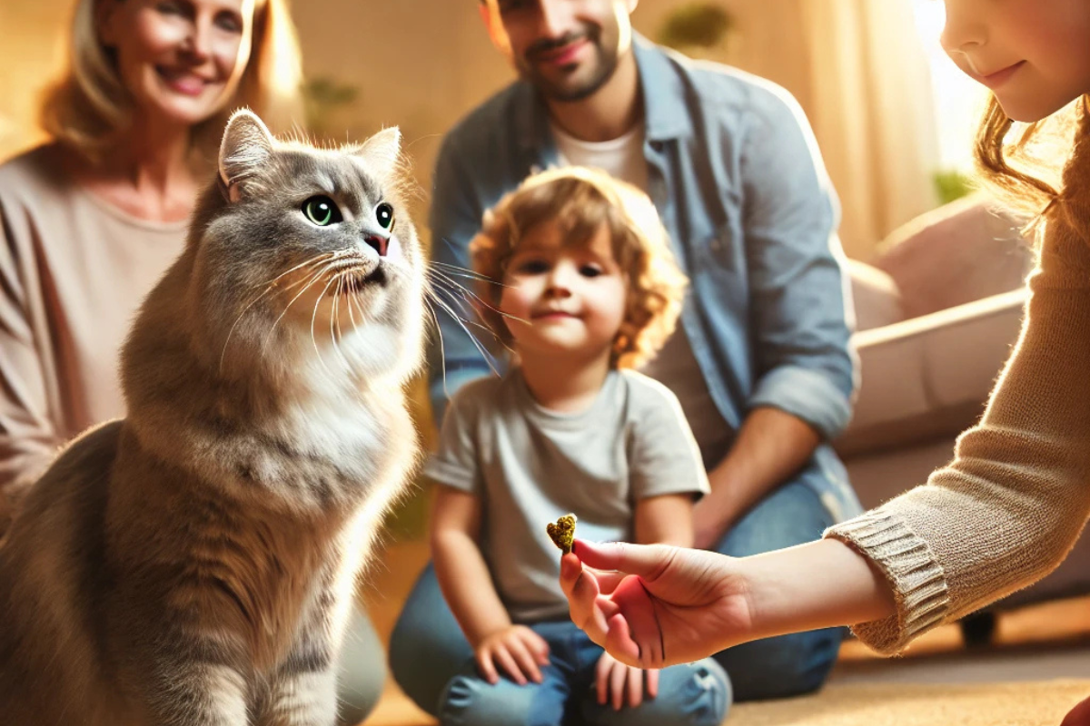 Gatos podem ser treinados?