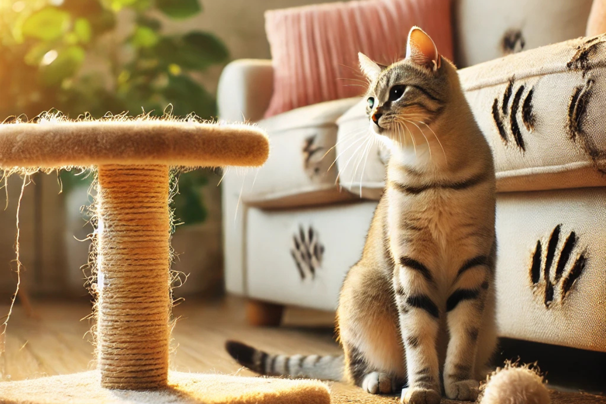Como evitar que gatos arranhem móveis
