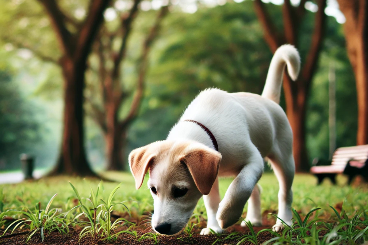 Por que os cachorros cheiram tudo