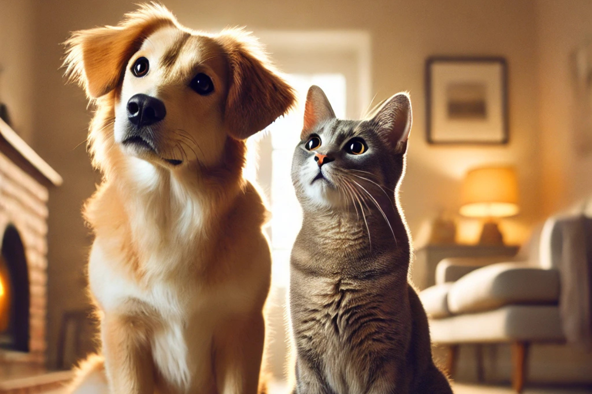 Por que cães e gatos inclinam a cabeça?