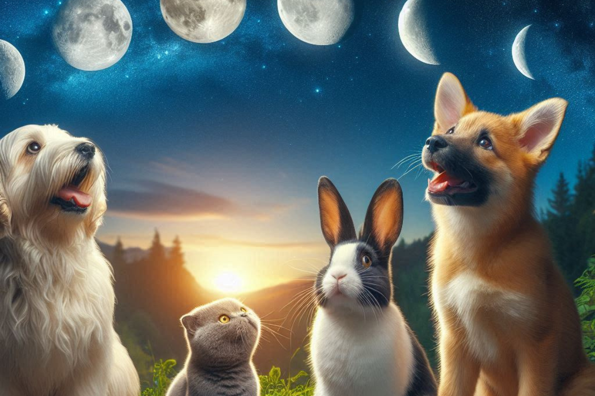 Animais e as fases da lua.