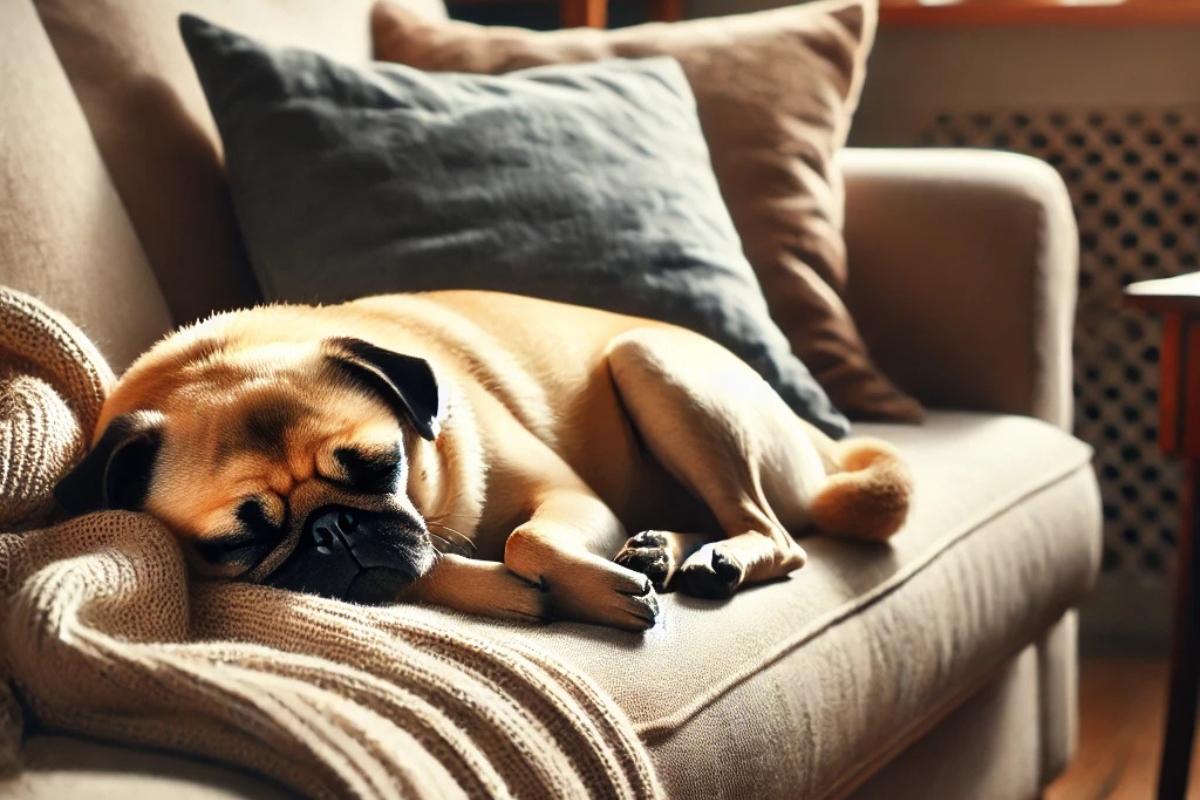 Os cães mais preguiçosos do mundo.