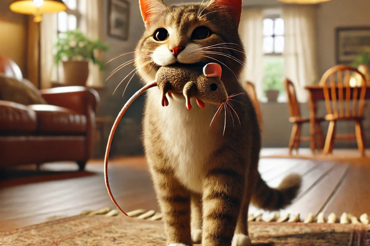 Por que os gatos levam presentes para seus donos