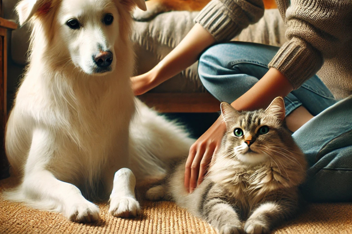 Qual é a forma correta de fazer carinho em cães e gatos