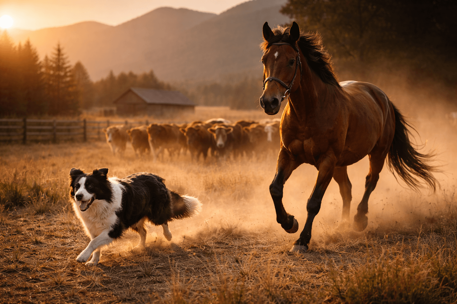 Cachorros e Cavalos