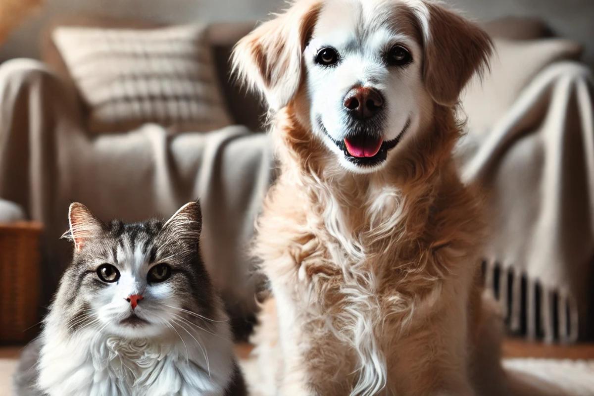 Os pelos brancos em animais sempre são sinais de velhice